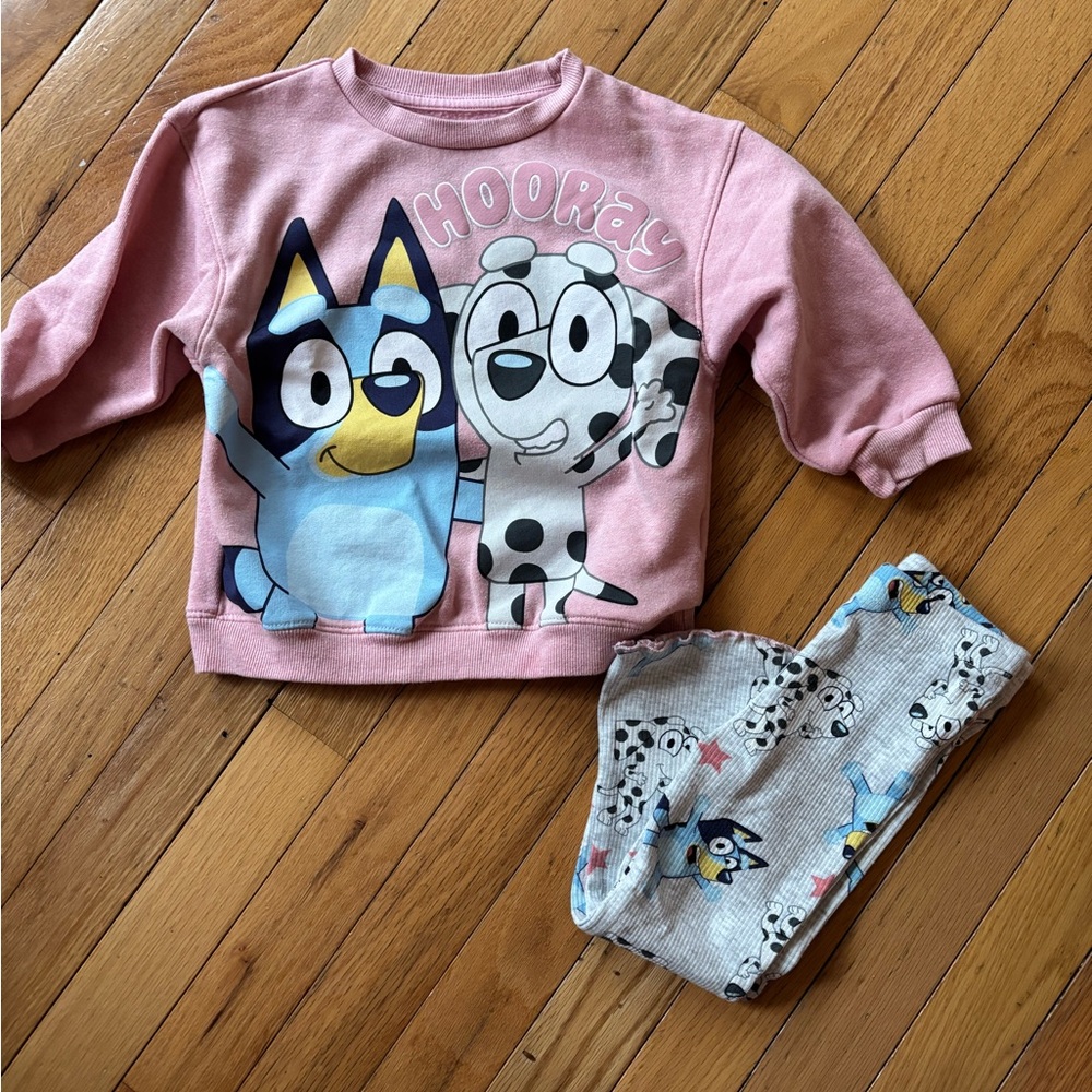 Bluey sweatshirt set